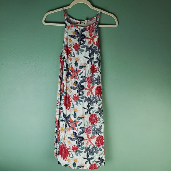 Roxy Women's City Shield Floral Tank Mini Dress Size US 6 - Picture 1 of 9